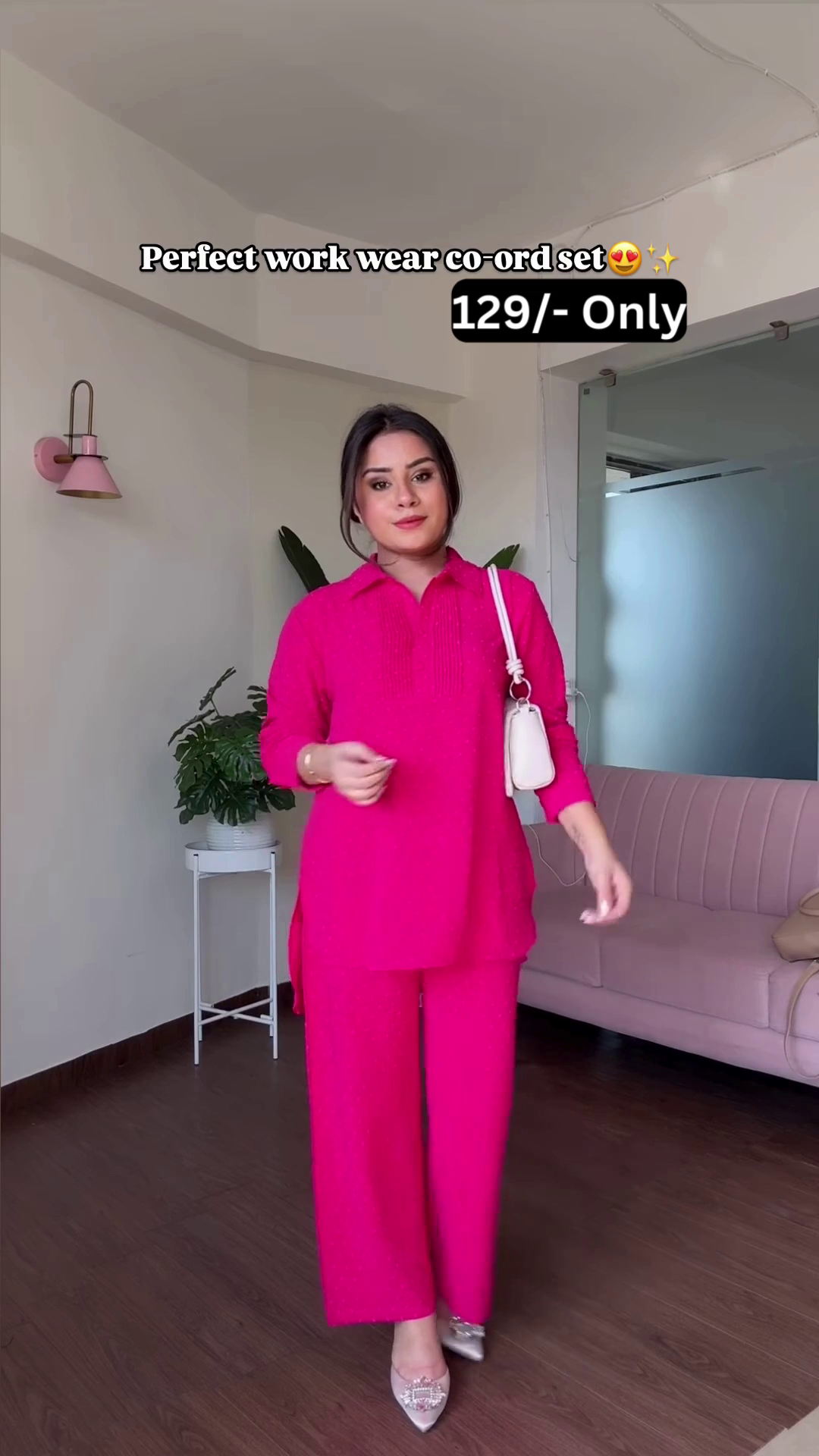 Comfortable Knit Co-ord Set with Textured Detail for Work or Casual Wear