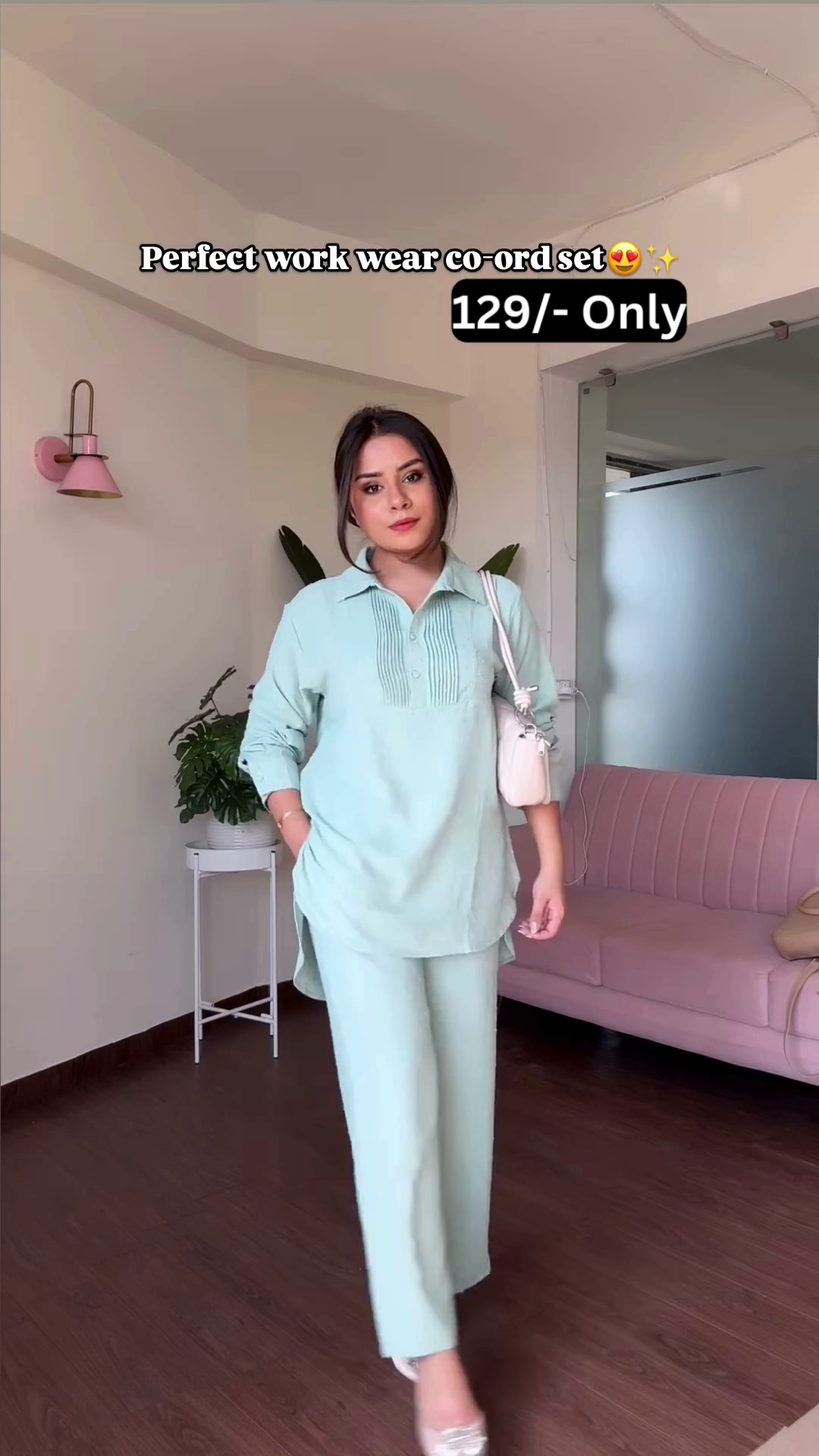 Comfortable Knit Co-ord Set with Textured Detail for Work or Casual Wear