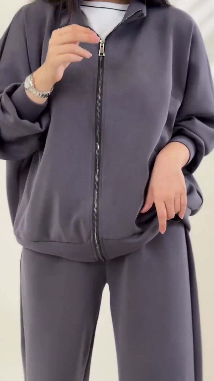Zipper Jacket & Jogger Co-Ord Set