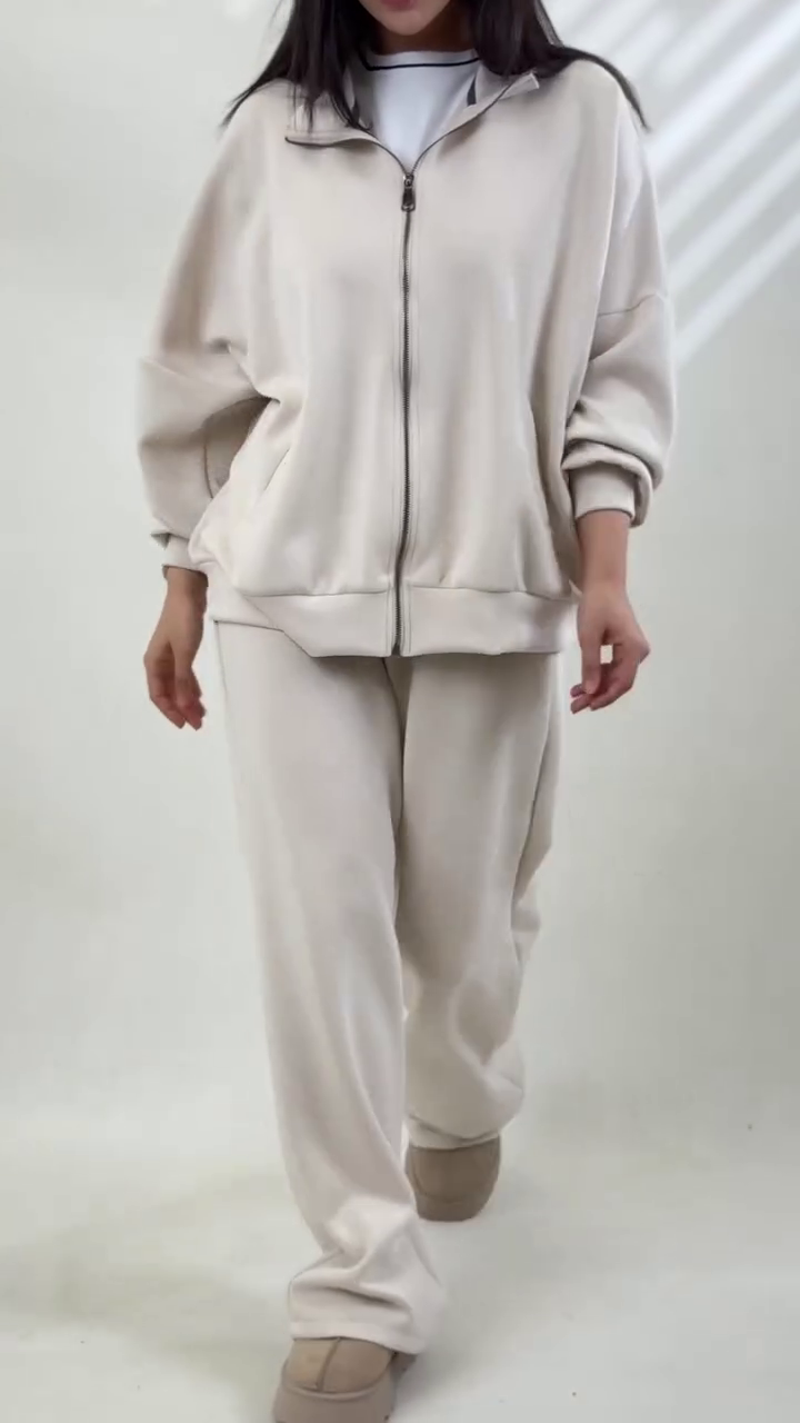 Zipper Jacket & Jogger Co-Ord Set