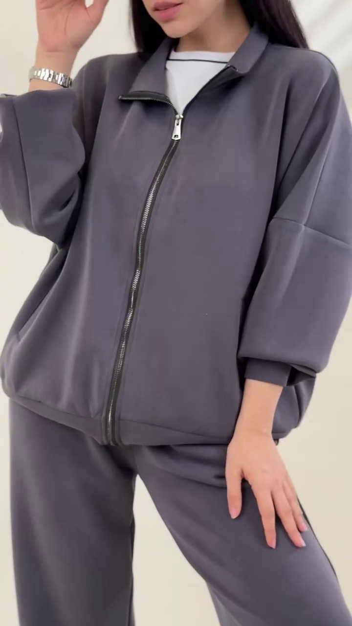 Zipper Jacket & Jogger Co-Ord Set