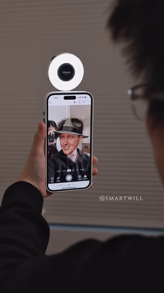 📸 Portable Clip-On Ring Light for Perfect Selfies & Video Calls 💡