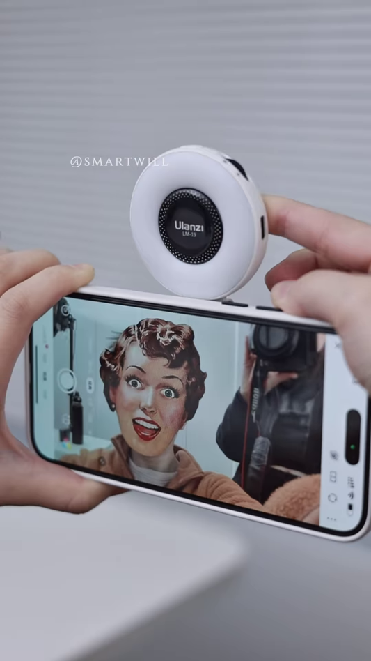📸 Portable Clip-On Ring Light for Perfect Selfies & Video Calls 💡