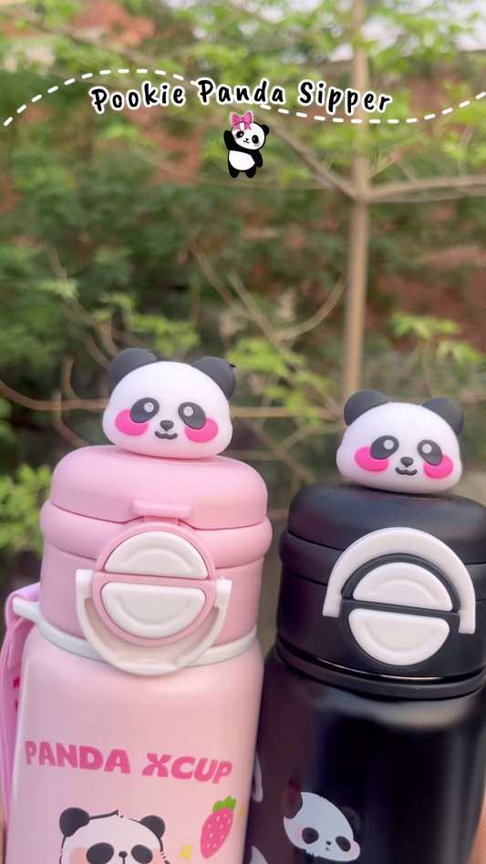 🐼💧 Pookie Panda Sipper Bottle – Stay Cute, Stay Hydrated! 🎀