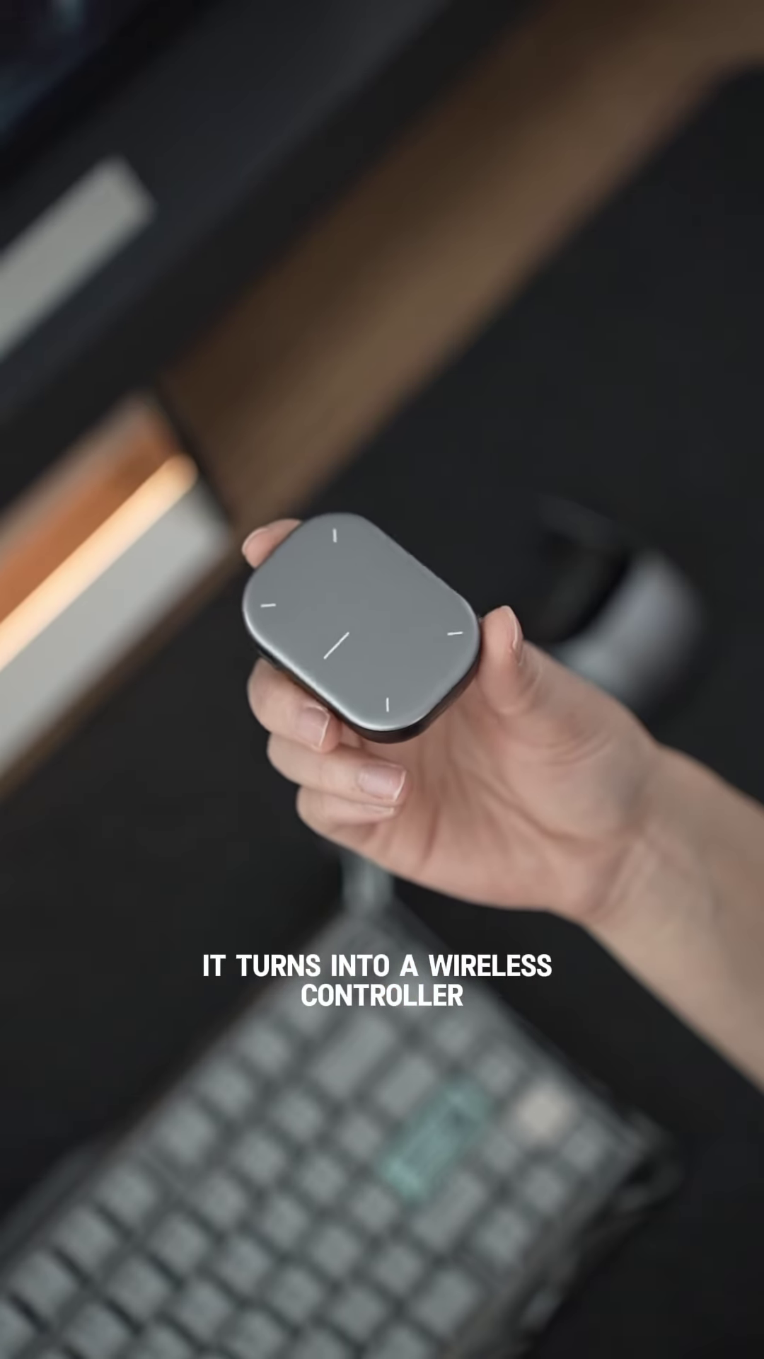 Ergonomic Wireless Mouse with Touch Scroll and Customizable Gestures