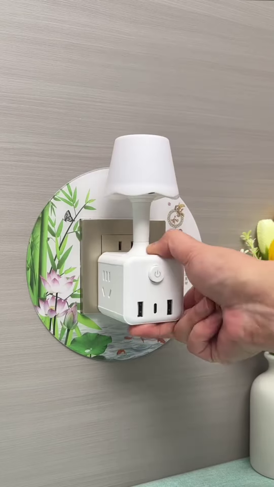 🌟 3-in-1 Smart Wall Socket Extension with USB & Night Light – The Ultimate Power Hub for Modern Homes!