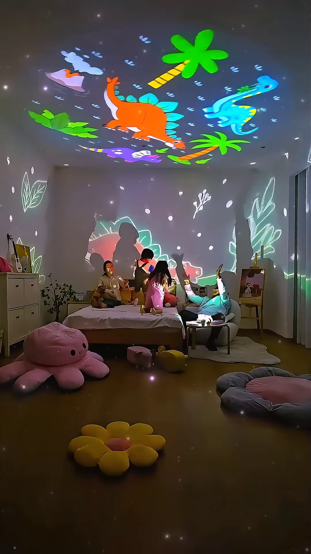 ✨ Jellyfish Galaxy Night Lamp – Dive Into Dreamland! 🌊🐙