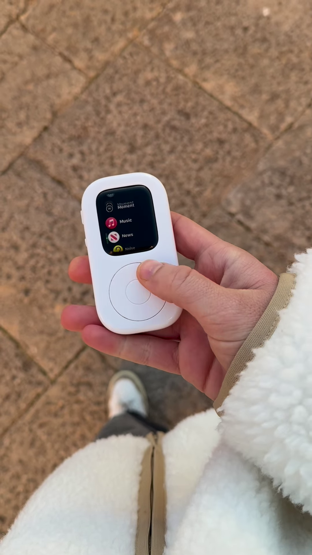 Compact Digital Music Player with Click Wheel Interface