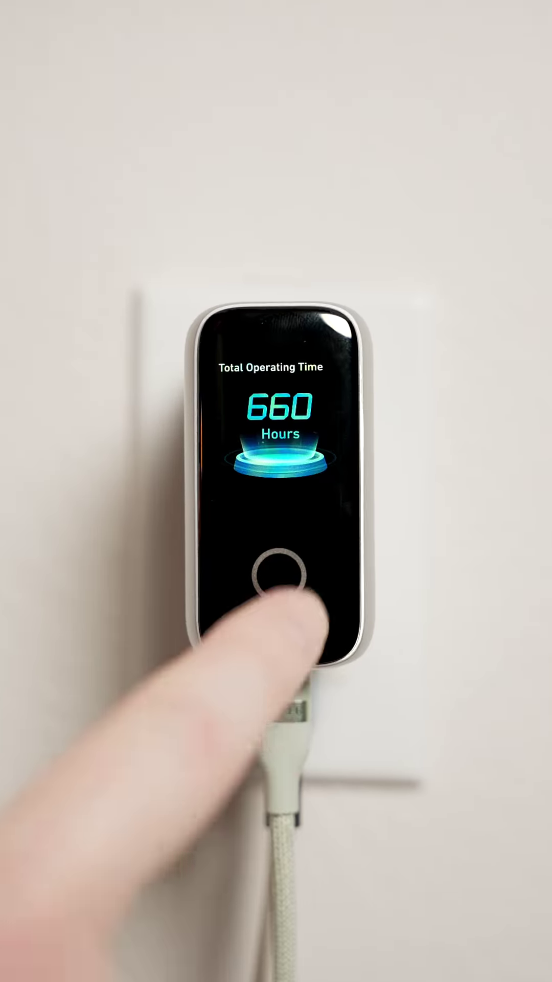 Compact Smart Power Meter with Digital Display for Energy Monitoring