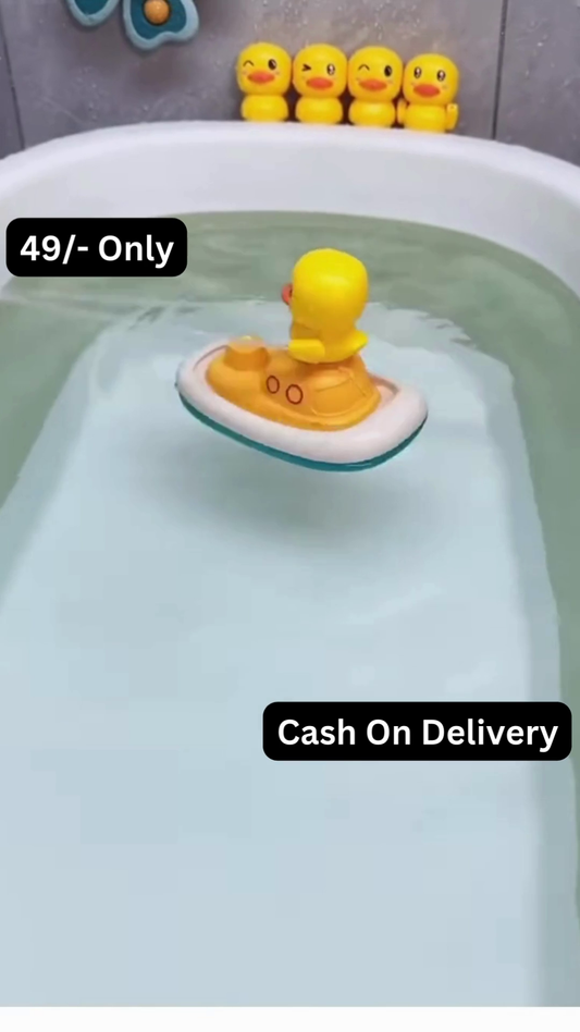 Cute Duck-Themed Baby Bath Shower Toy with Sprinkler