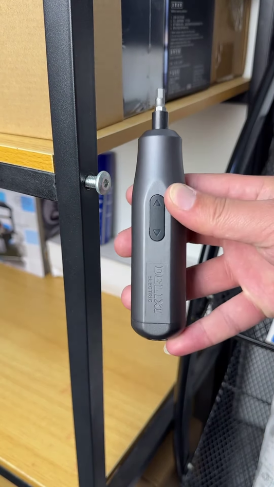 Compact Rechargeable Electric Screwdriver Set for DIY and Home Repair