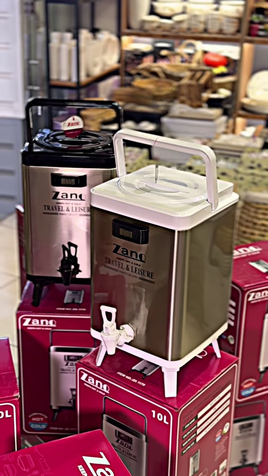 17.8L Portable Hot and Cold Water Dispenser for Travel and Leisure