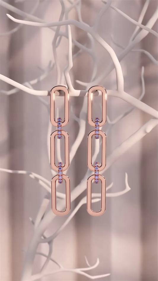 Elegant Gold-Toned Ring with Blue Gemstone Floral Design