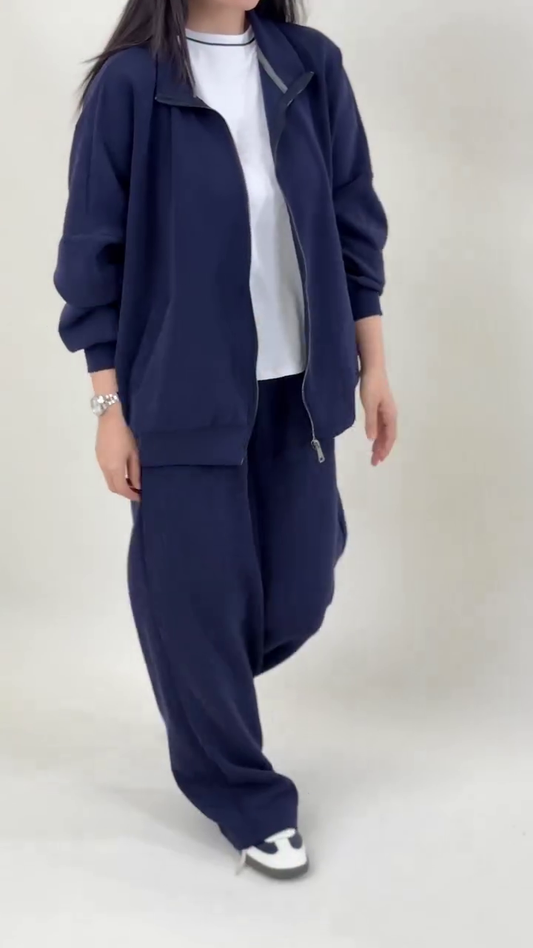 Zipper Jacket & Jogger Co-Ord Set